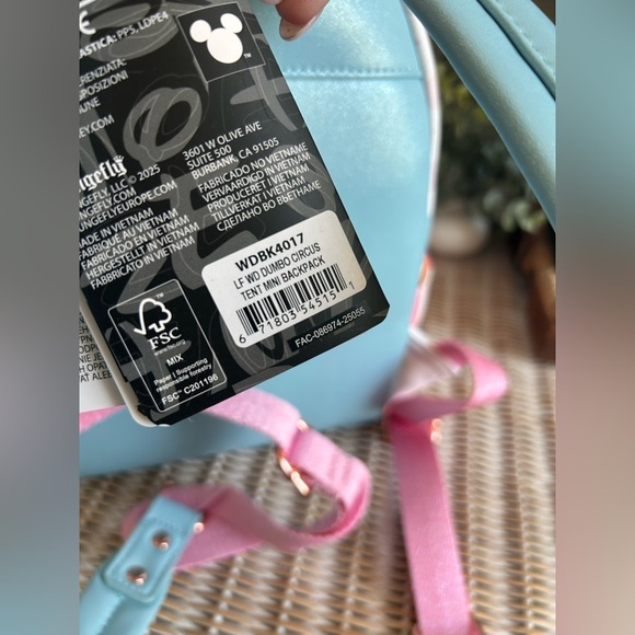 Loungefly Disney Dumbo Circus Tent Light Up Mini Backpack Disneycore whimsycore - Picture 6 of 10